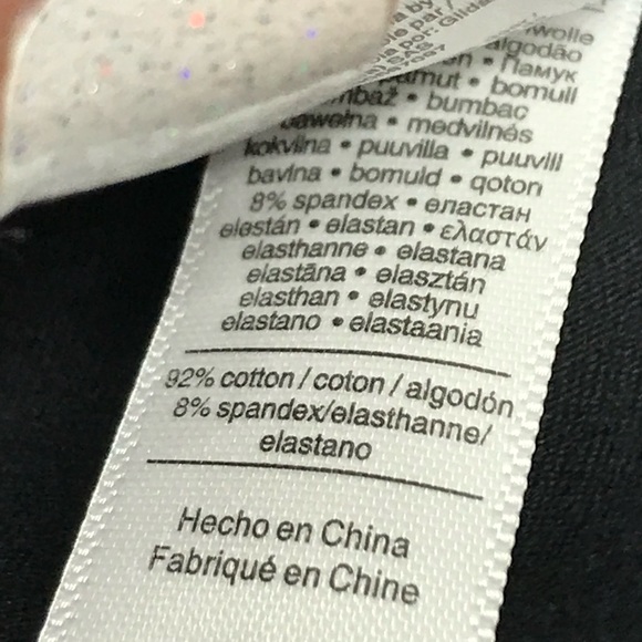 NEW 2 Pack American Apparel Black Leggings Tights Size M Cotton Spandex Yoga M - Picture 5 of 10